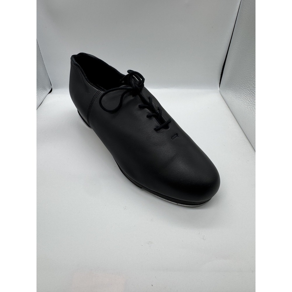Capezio Mens Tap Shoes US 13 M Black Leather Lace Up Tele Tone